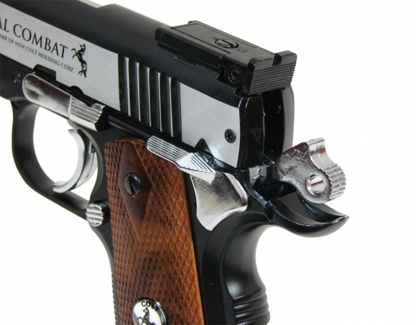 Пистолет пневматический Colt Special Combat (ник., пласт.), к.4,5мм