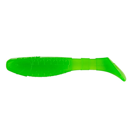 Виброхвост Chubby HS-4-007-N 3.55", 9см, Electric Green